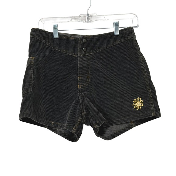 619 Pants - Vintage 619 Womens Corduroy Board Shorts USA Y2K Surf Skate Hot pants brown